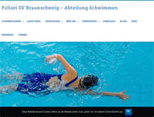 Tablet Screenshot of bs-schwimmen.de